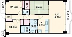 物件の間取り