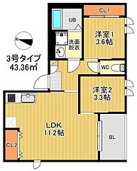 物件の間取り