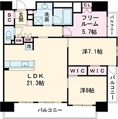 物件の間取り