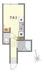 NOKI大泉学園 ワンルームの間取図画像