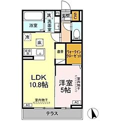 Gran Luxe 1LDKの間取図画像