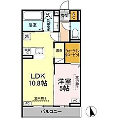 Gran Luxe 1LDKの間取図画像