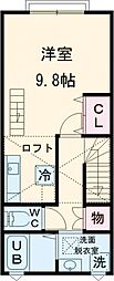 エスポワール・大塚 1SKの間取図画像