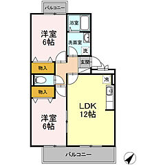 物件の間取り