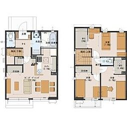 SUNSET MALL E 3LDKの間取図画像