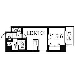 ブラストレジデンス 1LDKの間取図画像