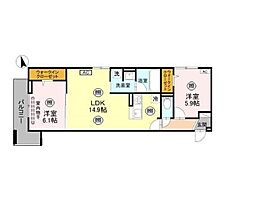 D-Satsuki 2LDKの間取図画像
