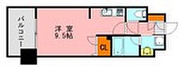 LANDICS4173 ワンルームの間取図画像