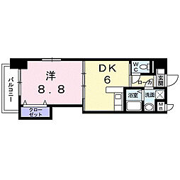 CasaFelicia 1DKの間取図画像