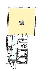 アパート 1Kの間取図画像