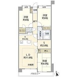 グランツ成城南 3SLDKの間取図画像
