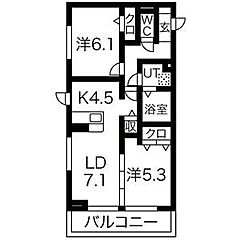 物件の間取り