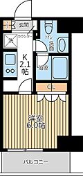 CityLuxTobe 1Kの間取図画像