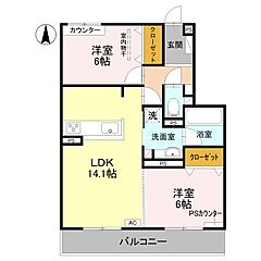 物件の間取り