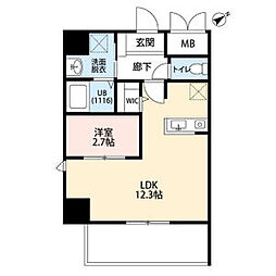 (仮称)ONLY ONE三田市三田町 新築 1LDKの間取図画像