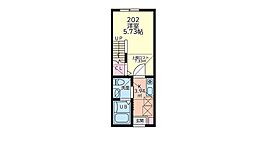 仮 1Kの間取図画像