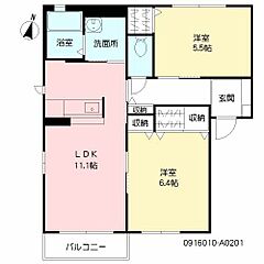 物件の間取り