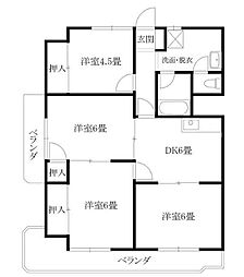 ベラフォレスタ 4DKの間取図画像