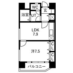 物件の間取り