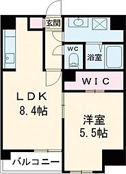 SG2-HONJYO 1LDKの間取図画像