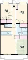 キャッスルベリー 3LDKの間取図画像