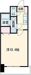 クロノス48練兵町 1Kの間取図画像