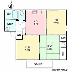 物件の間取り