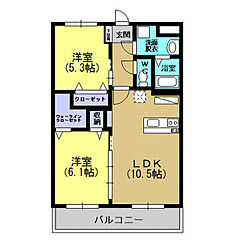 物件の間取り