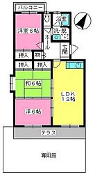 セラヴィ90 3LDKの間取図画像