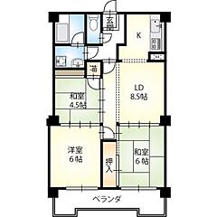物件の間取り