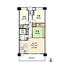物件の間取り