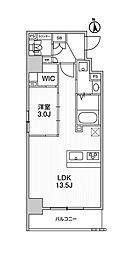 ルネサンスコート浅草 1LDKの間取図画像
