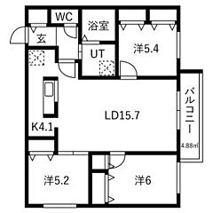 物件の間取り