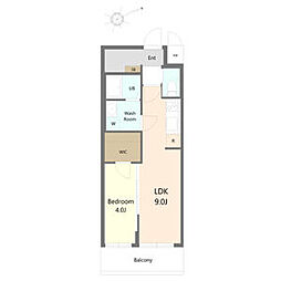 S-RESIDENCE豊田山之手alter(アルター) 内覧会:11月6日(金)、7 1LDKの間取図画像
