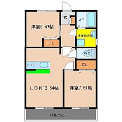 物件の間取り