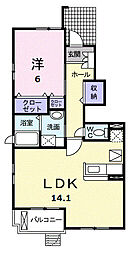 間取図画像 1LDK