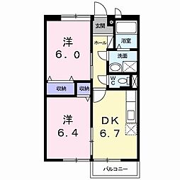 間取図画像 2DK