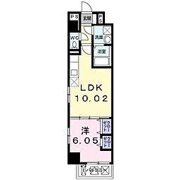 ラッフィナートアロッジオ 1LDKの間取図画像
