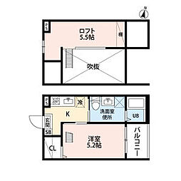 charmant(シャルマン) 1階1Kの間取り