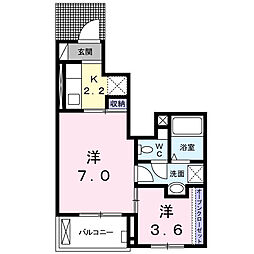 エクセルゲート 2Kの間取図画像