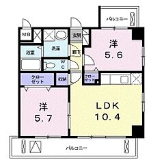 物件の間取り