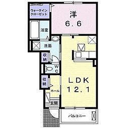 間取図画像 1LDK
