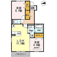 物件の間取り