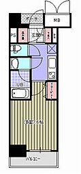 HF一番町レジデンス 1Kの間取図画像