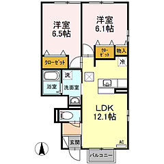 物件の間取り
