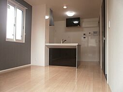 JR武蔵野線 吉川駅 徒歩26分の賃貸アパート 1階2DKのリビング/ダイニング