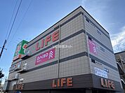 【スーパー】ライフ巽店まで772ｍ