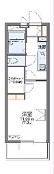 レオパレスT・H前橋 1Kの間取図画像