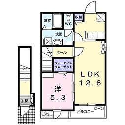 マルベリー 1LDKの間取図画像