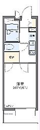 レオパレス南金田 1Kの間取図画像